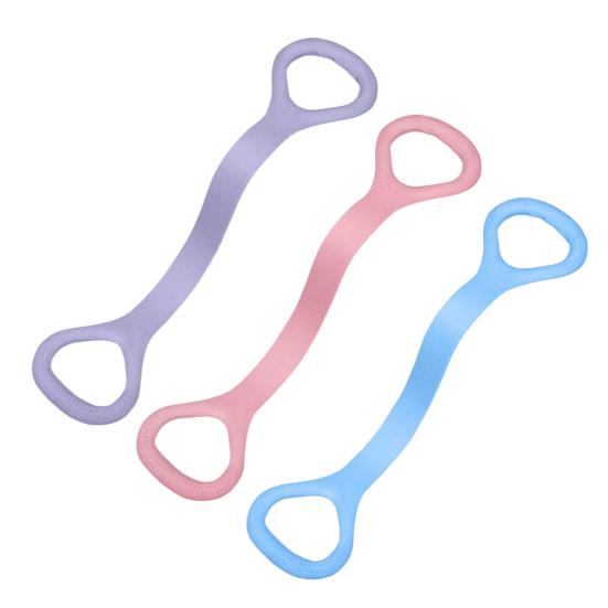 Силиконовая резинка-восьмерка для сопротивления, противоскользящая, для мужчин и женщин, для растяжки рук и плеч, силовых тренировок, упражнений, эластичная лента, фитнес-канат для натяжения