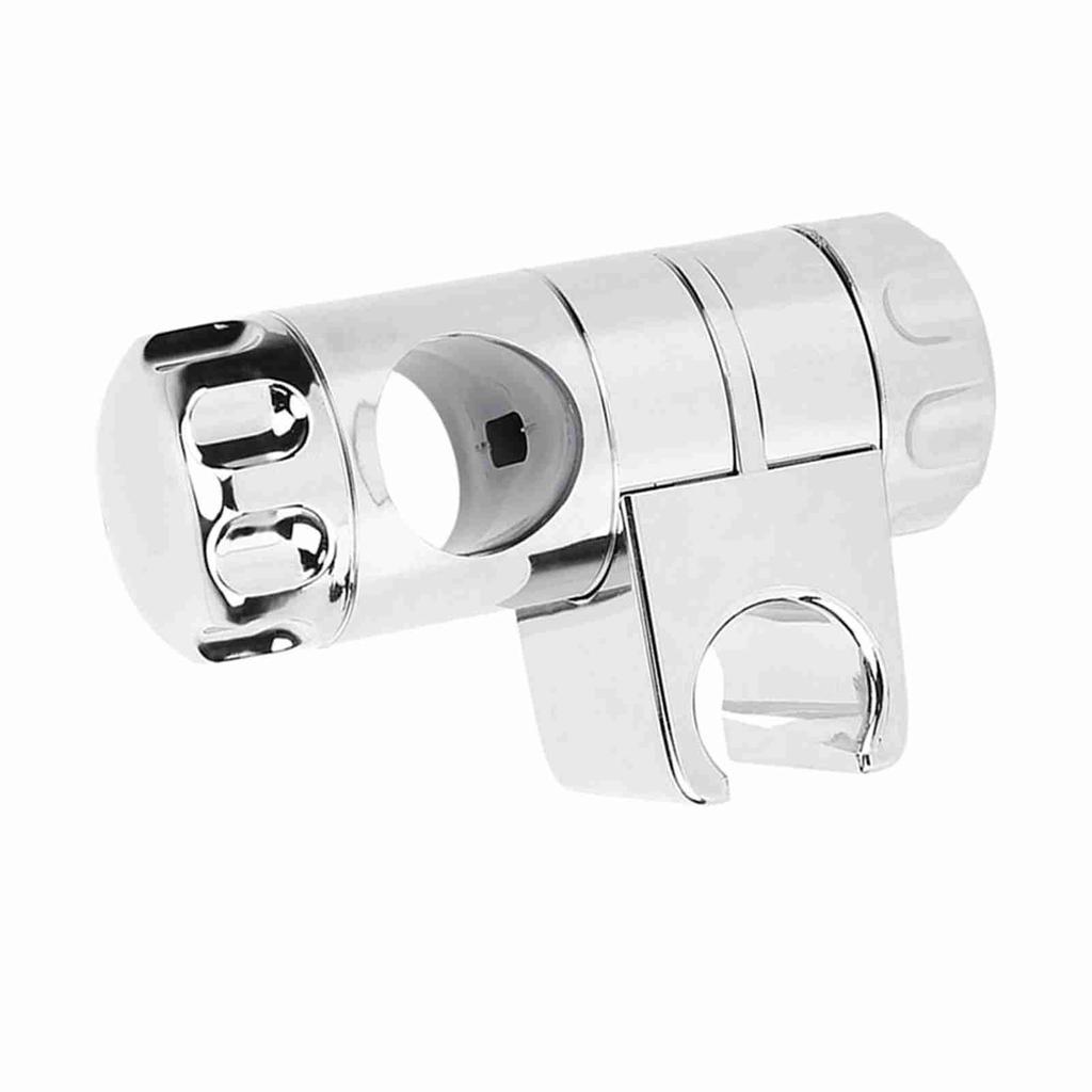 ABS Bathroom Shower Head Slide Bracket Adjustable Clamp Holder 25mm Hole