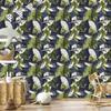 Wallpaper Fashionable colorful leaves for living room and bedroom 50x1000