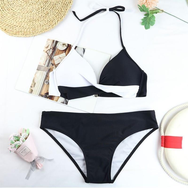 Бикини Push Up Купальники Женщины Купальник Купальный костюм Плюс Размер Бикини Набор