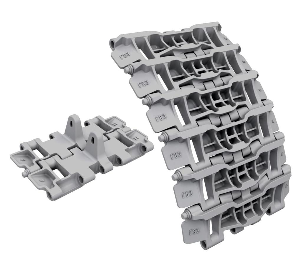 Panzerberg 650mm Movable Track Plastic Model Parts 1/35 JS-3 & JS/JSU 1945-53 WR35077-06 (Tank)