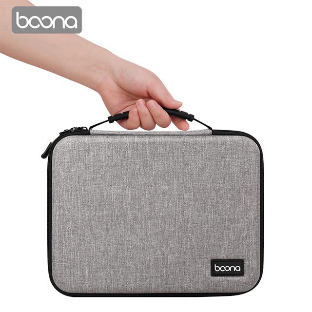 Boona Чехол-сумка для iPad Pro 11 дюймов, противоударный чехол, сумка на молнии с кронштейном, сумка для планшета, ноутбука, портфель