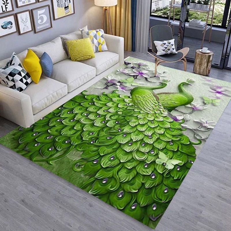 3D Ковер для гостиной, устойчивый к загрязнениям и простой в уходе, для спальни и дома, нескользящий ковер для дивана и журнального столика