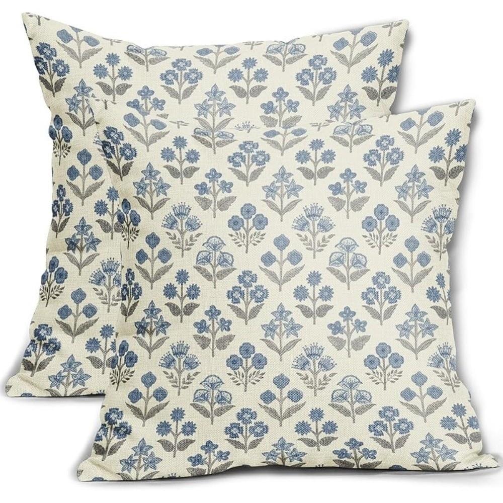 Vintage Floral Style Throw Pillow Cover Bohemian Sofa Pillowcase Patio Decor