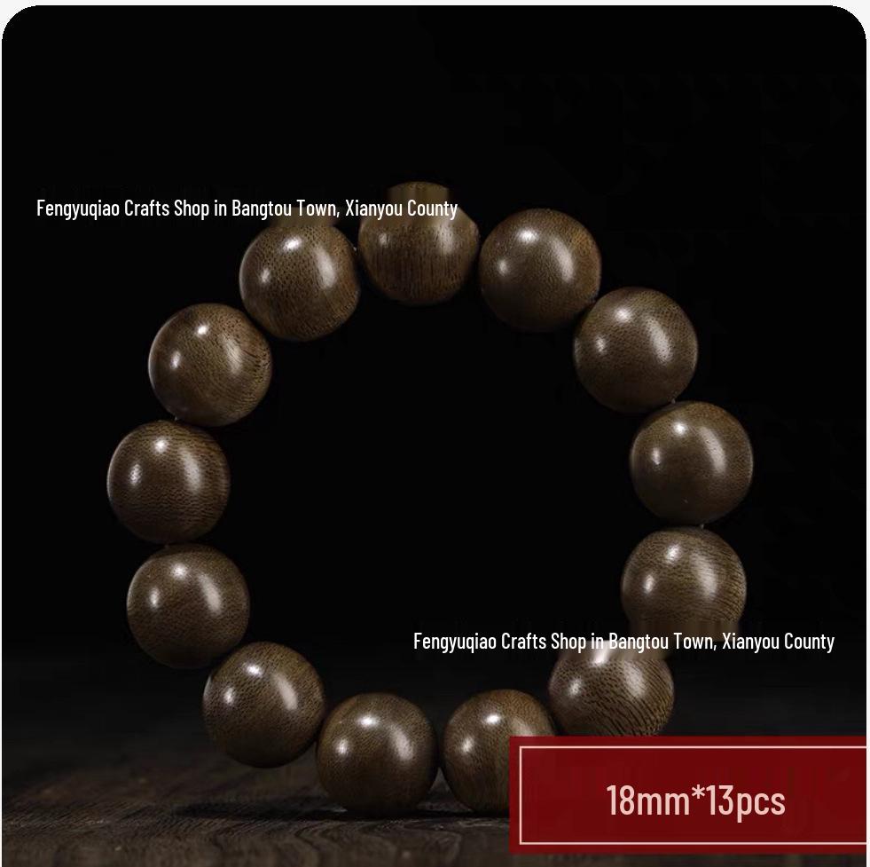 Натуральный браслет из 108 бусин с агарвудом из Калимантана для мужчин и женщин