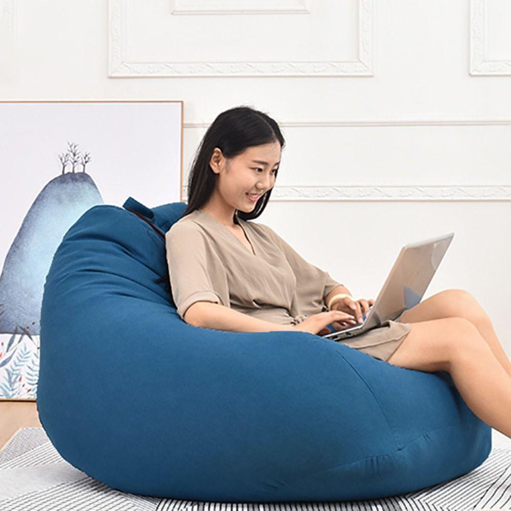 Стирка Чехол для ленивого дивана Съемный Чехол для дивана-пуфа Прочный Чехол для кресла-мешка Взрослые