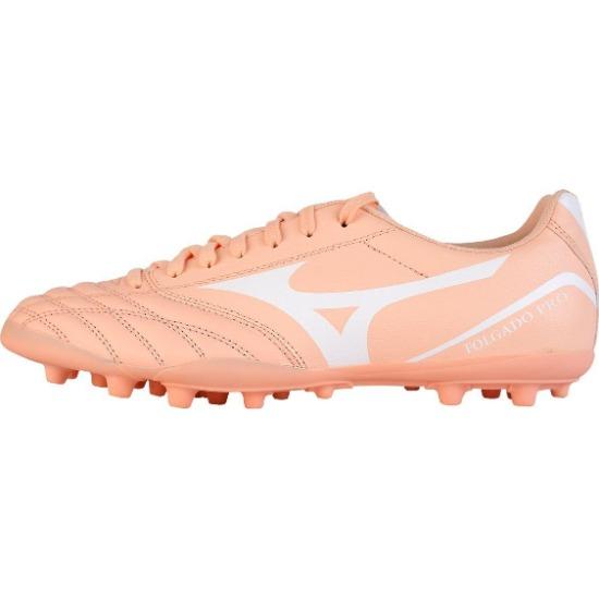 Mizuno Folgado KL New Series Mid-Range Round Toe Lace-Up AG (Rubber Short Studs) Kangaroo Leather Fitting Soccer Shoes Men Soccer Shoes P1GA219360