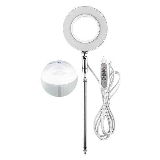 1/2 шт. телескопическая настольная лампа для выращивания растений полного спектра с автоматическим таймером 4/8/12 ч и 4 уровнями регулировки яркости, регулируемая по высоте светодиодная лампа для растений