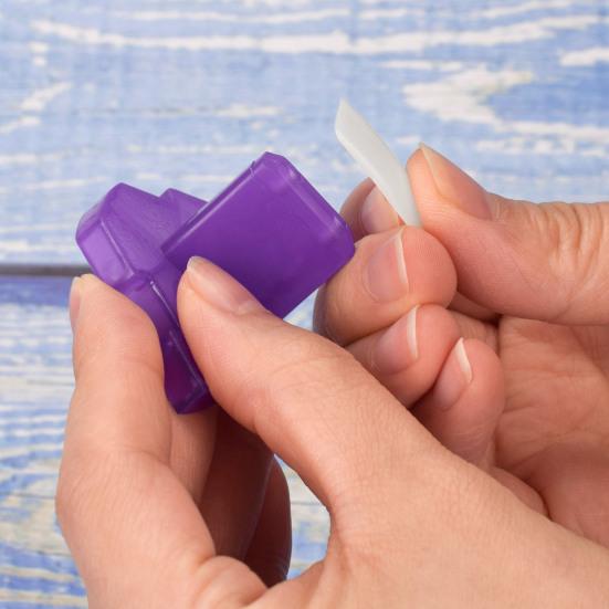 1 Set Nail Display Stand Detachable Smooth Edge Compact Size Reusable Present Nail Art Plastic Manicure Display Holders with Fake Nails Set