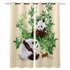 Chinese Chic Bamboo Oriental Nature Wood Window Curtains for KidsBedroom Living Room Bathroom Kicthen Door Hall Cupboard 2pieces