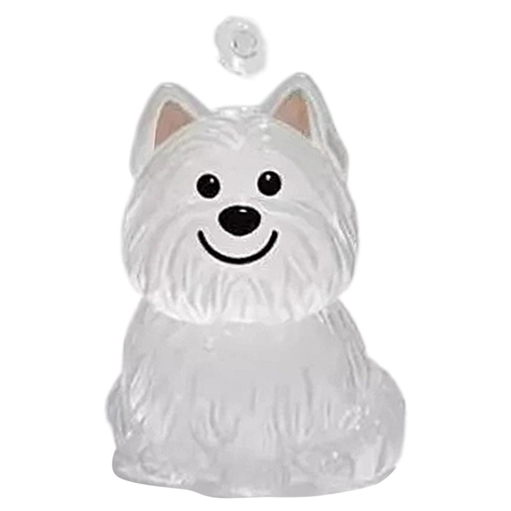 Clear Pet Hair Keychain Cute Dog Fur Keepsake Holder Transparent Pet Hair Creative Storage Small Items