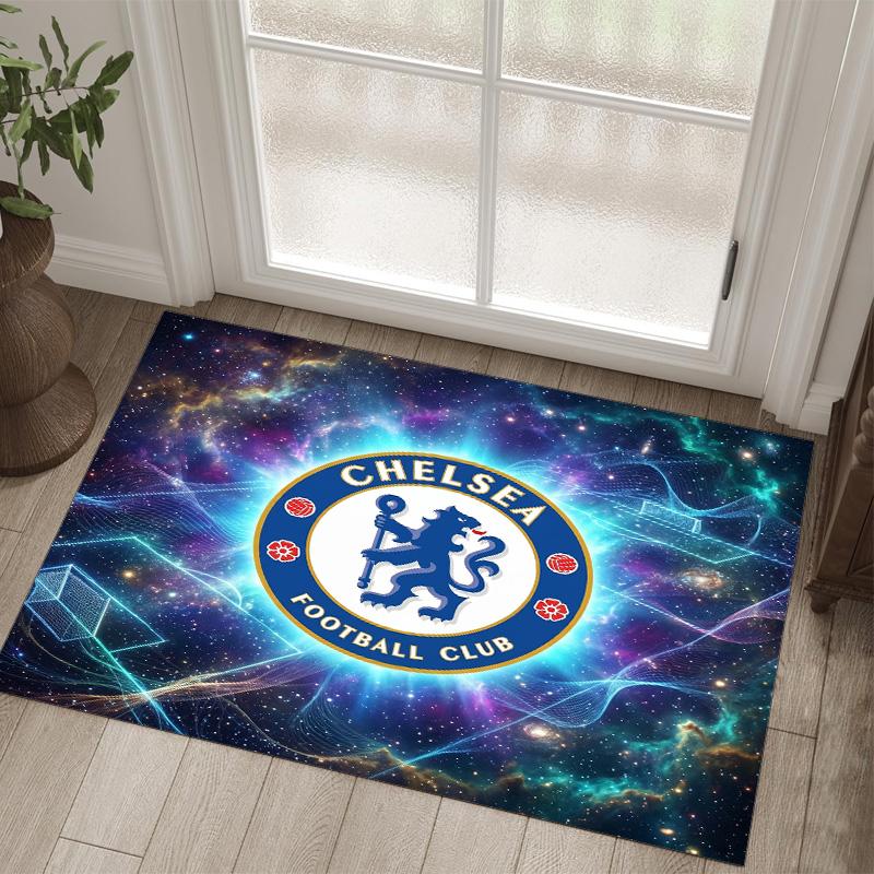 Дизайн Chelsea FC Хрустальный Велюровый Ковер Уютный Не?Нескользящий ковер с принтом для спальни, гостиной, прихожей