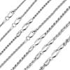 Twist Chain Necklace DIY Pendant Women Men Fashion Jewelry