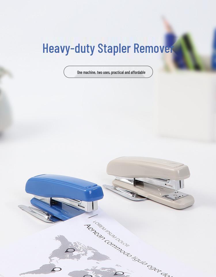 Qixin B2984 Blue Heavy-Duty 2-in-1 Staple Remover