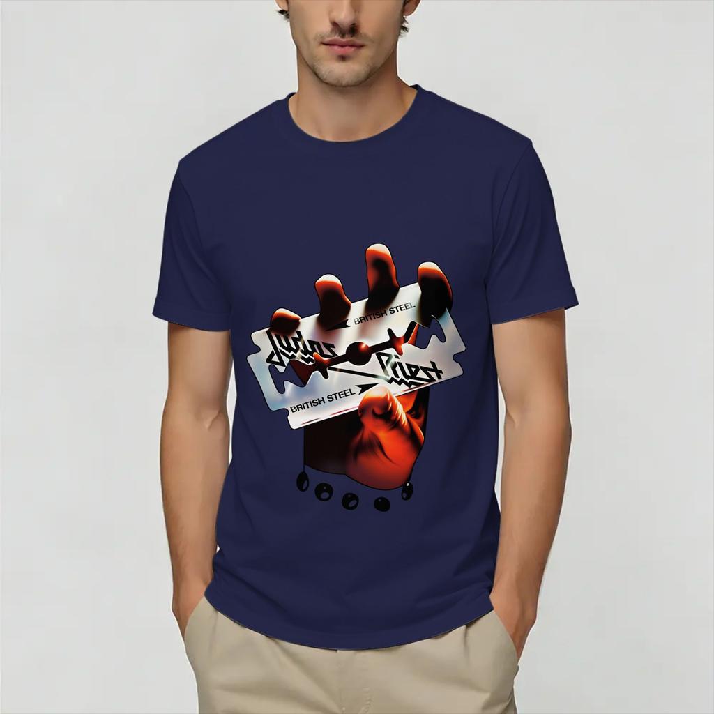 Unisex Judas Priests T Shirts 100 Cotton Tops Crazy Short Sleeve Round Collar Tee Shirt Birthday Present TShirt