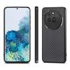 For Nothing Phone (3a) Pro Case Carbon Fiber Texture PU+PC+TPU Phone Back Cover
