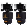 2PCS Hot End Fit for Bambu Lab H2S 3D Printer 0.4mm Nozzle Hotend Kit with 4 Silicone Sleeves