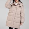 Long Coats for Women 2025 New Fashion Thick Warm Winter Women's Parkas Hooded Korean Style Solid Color Padded Jackets