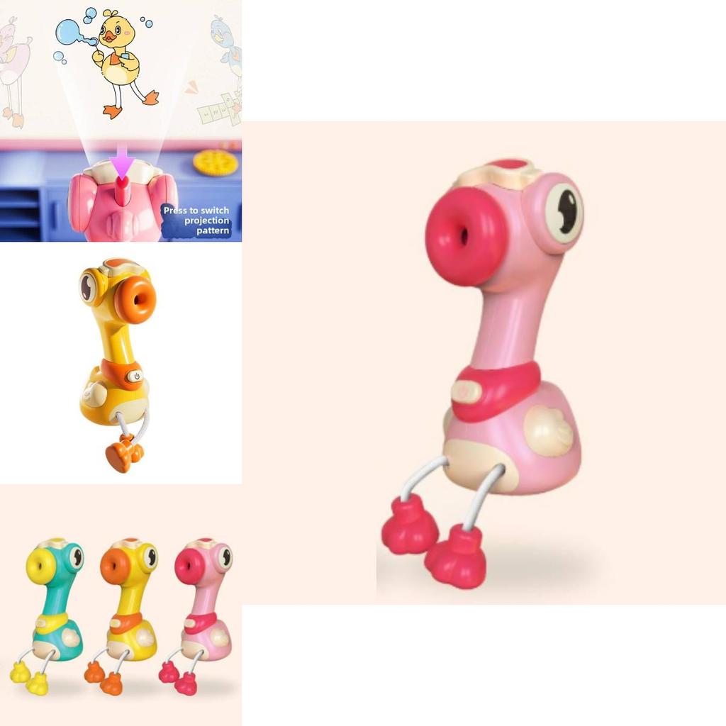 Childrens Duck Projection Flashlight Toy With Lightup Fun For Early Education And Parentchild Interaction