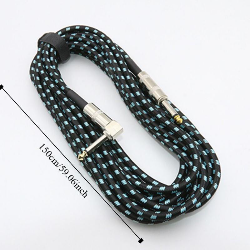 6.5mm Audio Guitar Effect Pedal Cable Mono Cable Guitar Amplifier Patch Cord  Playing Ornament