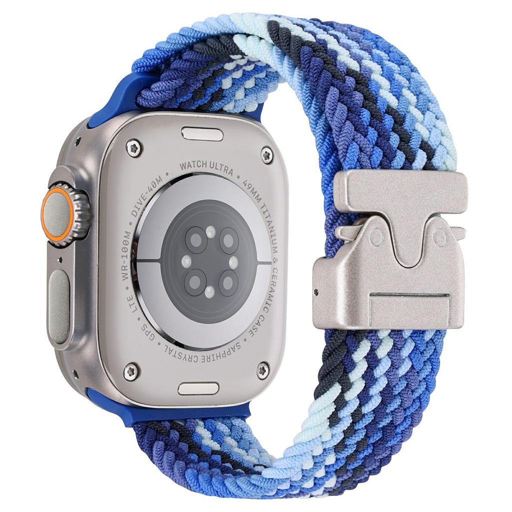 Wrist Strap for Apple Watch Series 10 9 8 7 SE 6 5 4 3 2 1 42mm 41mm 40mm 38mm Parachute Buckle Nylon Braided Watch Band