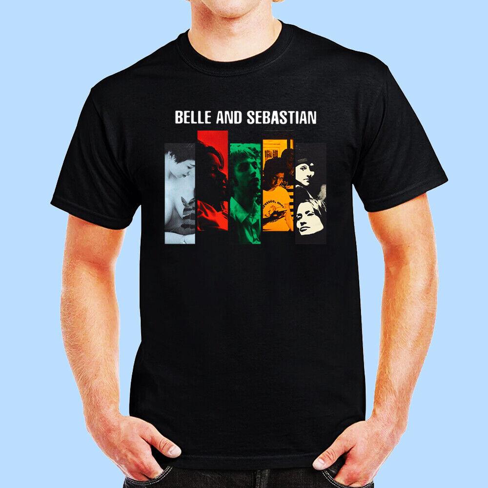 Бестселлер! Belle and Sebastian Дискография Классическая Мужская Черная Футболка Размер S-5XL Унисекс Футболка
