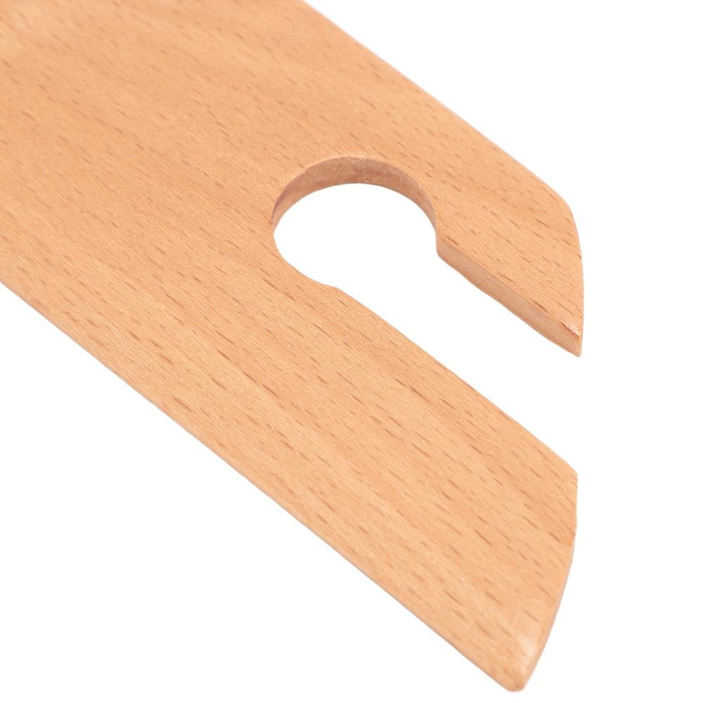 2Pcs Smooth Surface Weaving Shuttles Beveled Edge Hand Loom Stick For Inkle Looms