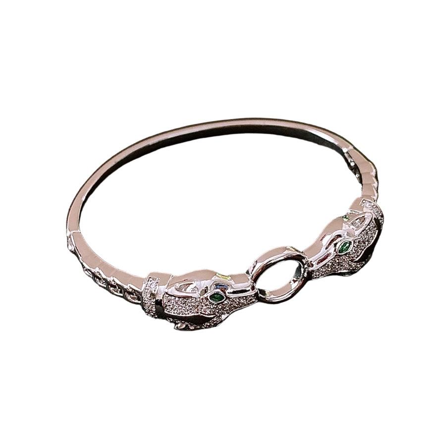 Браслет с животными Микроциркон Хип-хоп Личность Мужской и женский Нишевые украшения Хипстер Хип-хоп Леопардовые украшения