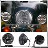 Gravity-Sensing Auxiliary Light for 5.75-Inch Harley Headlights
