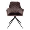 House Nordic Ava Mushroom Swivel Dining Chair 444237