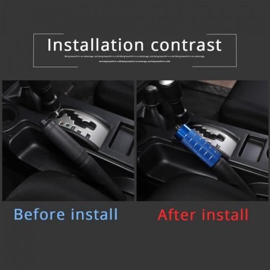 Aluminum alloy Blue Handbrake Brake Handle Cover For Toyota FJ Cruiser 07-21