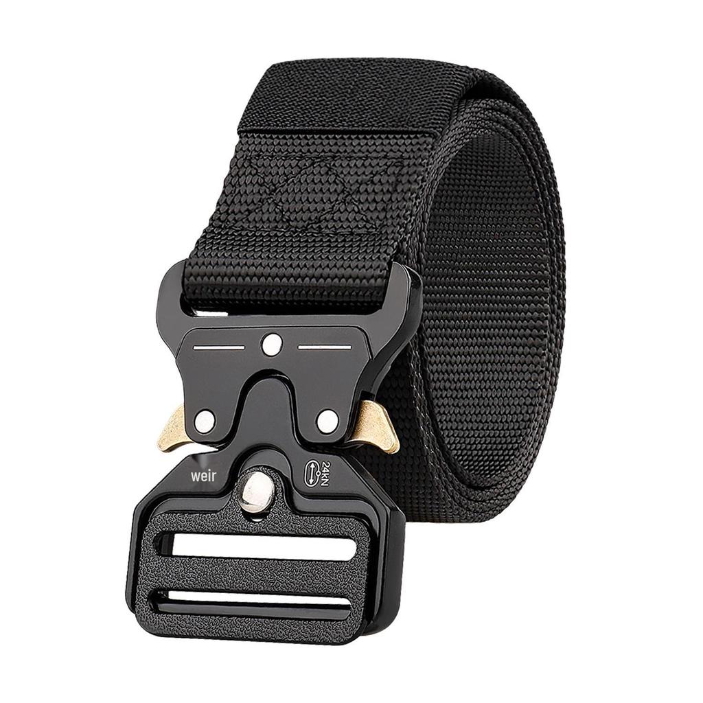 Cross-border Cobra Tactical Belt: Outdoor Military Leather Belt with Alloy Insert Buckle