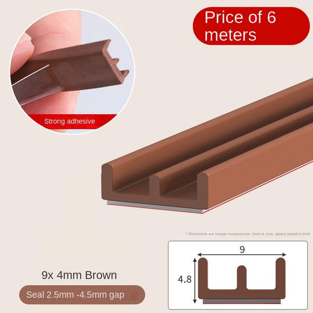 D/E/I Type Weatherstrip 6Meters Window Weather Stripping New Seal Stopper  Door