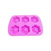 6-Cavity Silicone Flower Cake Mold Handmade Jelly Mousse Mould Resistant Chocolate Baking Tray Ice Cube