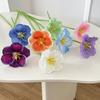 Single Blooming Tulip Simulation Flower 3D Home Decoration Wedding Vase Arrangement Photography Props Table Bedroom Placement