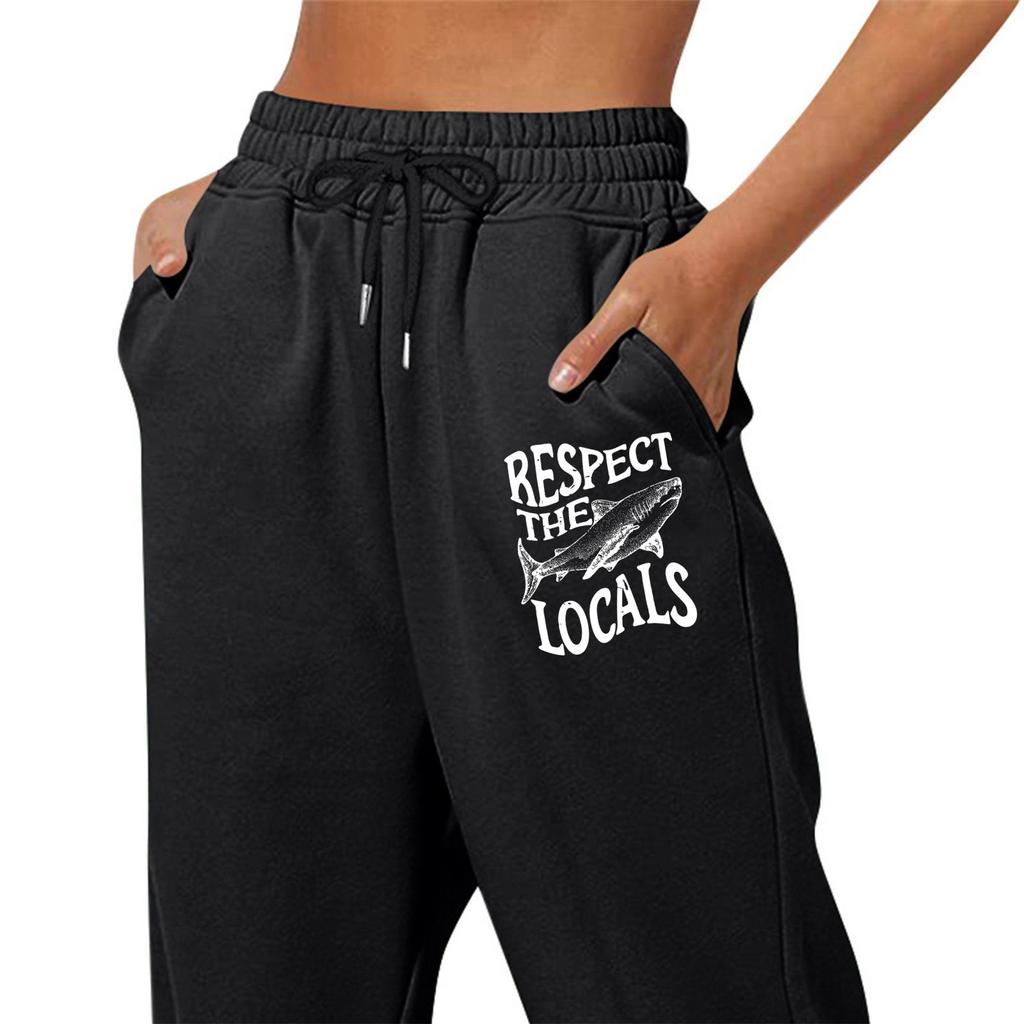 Женские зимние спортивные штаны, однотонные повседневные брюки, женские флисовые спортивные штаны, широкие прямые брюки