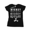 Disney Womens/Ladies Mickey Mouse Sitting Cotton T-Shirt