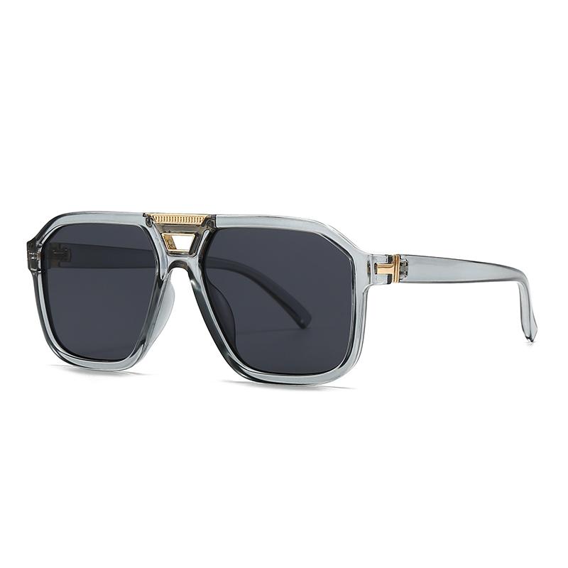 Cross-Border Export New Modern Retro Large Frame Men's Sunglasses Ins Style Street Shooting Big Brand Ink Lh290