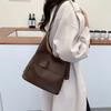 Fashionable Versatile Large Capacity Korean Style Tote Bag For Work And Casual Use