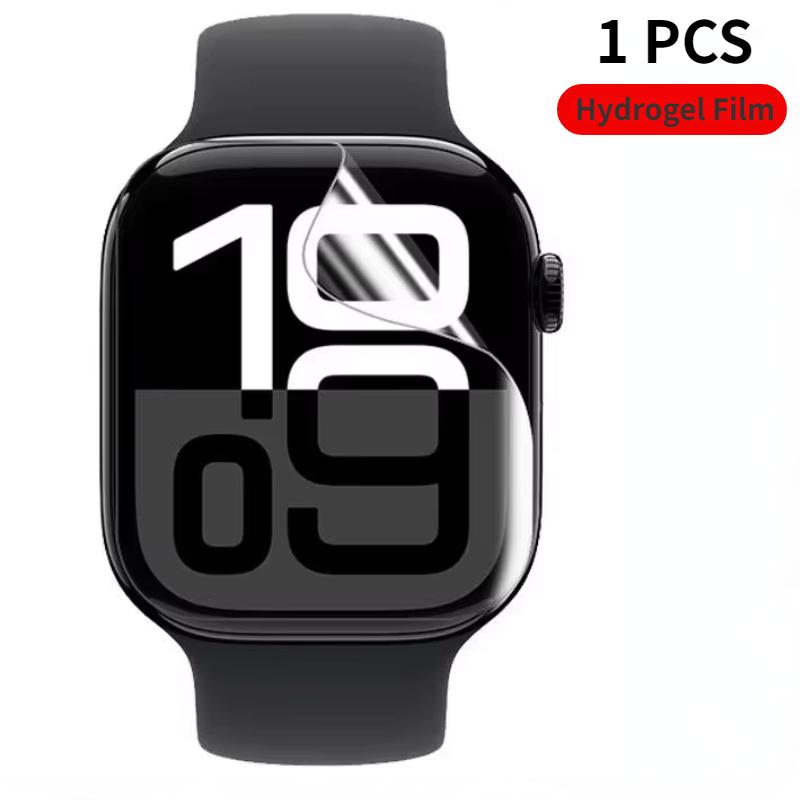 Пленка-защитное стекло для экрана для Apple Watch 11 10 46мм 42мм Ultra 3/2 49мм Мягкая гидрогелевая пленка iWatch 9 8 7 6 5 SE 45мм 41мм 44мм