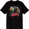 Creature Commandos Character Line Up Adult Black Crew Neck Short Sleeve T-Shirt