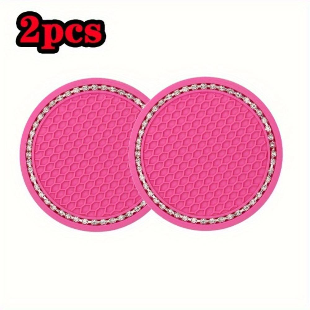Car Coaster Water Cup Bottle Holder Anti-slip Pad Mat Silica Gel Waterproof for Interior Decoration Car Styling Accessories