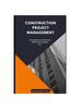 Книга Construction Project Management : A Comprehensive Handbook for Effective Site Managers Vol. 1