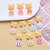 Cartoon Bear Fork Resin Shoe Buckle for DIY Jewelry & Accessories