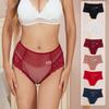 Ladies' Sexy Lace Cross Hollow Waist Underwear In Plus Size