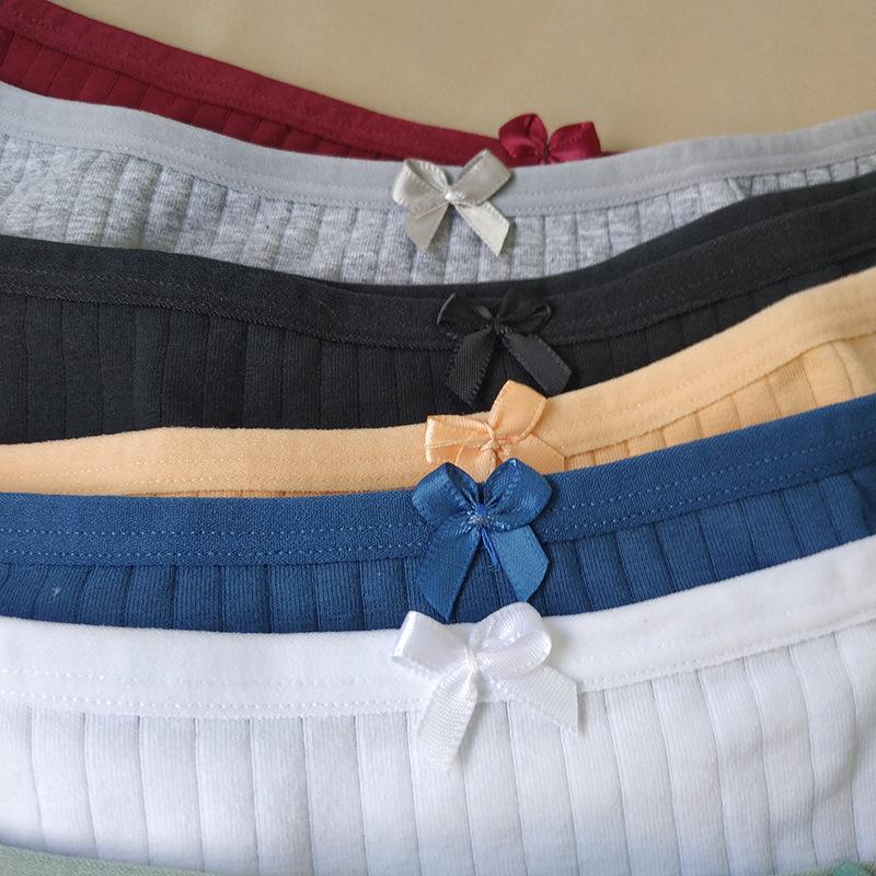 Высококачественные удобные сексуальные трусики женские большого размера, эластичные сексуальные треугольные трусики из хлопка, женские трусики, милые однотонные трусы