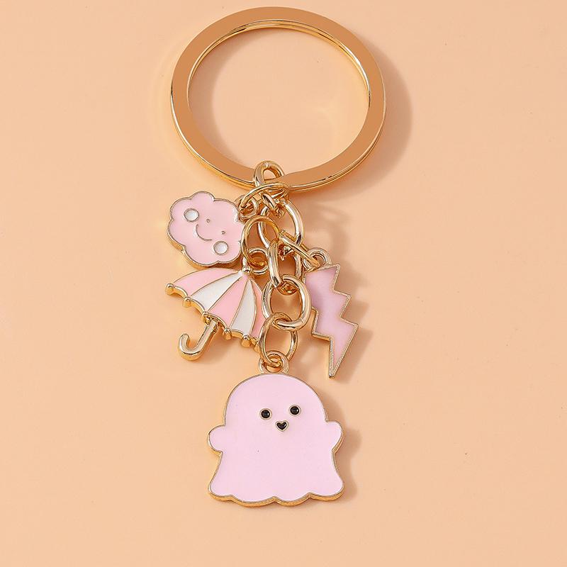 Cute Enamel Animal Duck Keychain Chicken Key Ring Pendant for Key Holder Women Girls Handbag Decor Handmade Jewelry Gift