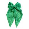 Spring Clip Glitter Layered Hair Bow Hair Pin Women Girls Sparkling Large Long Style Decorative Hairpin