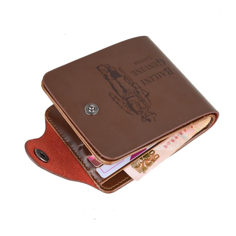 Classic Men Leather Wallet Pockets Credit/ID Cards Holder Purse Male Wallet