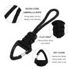 Key Lanyard Drop Rope Backpack Key Ring Hand-Woven Starp Nylon Lanyard Woven Paracord Keychain